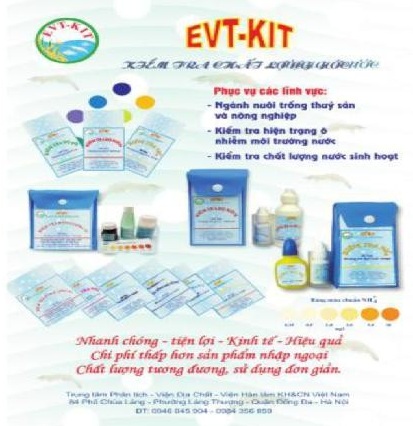 Bộ kit kiểm tra chất lượng môi trường nước EVT-KIT